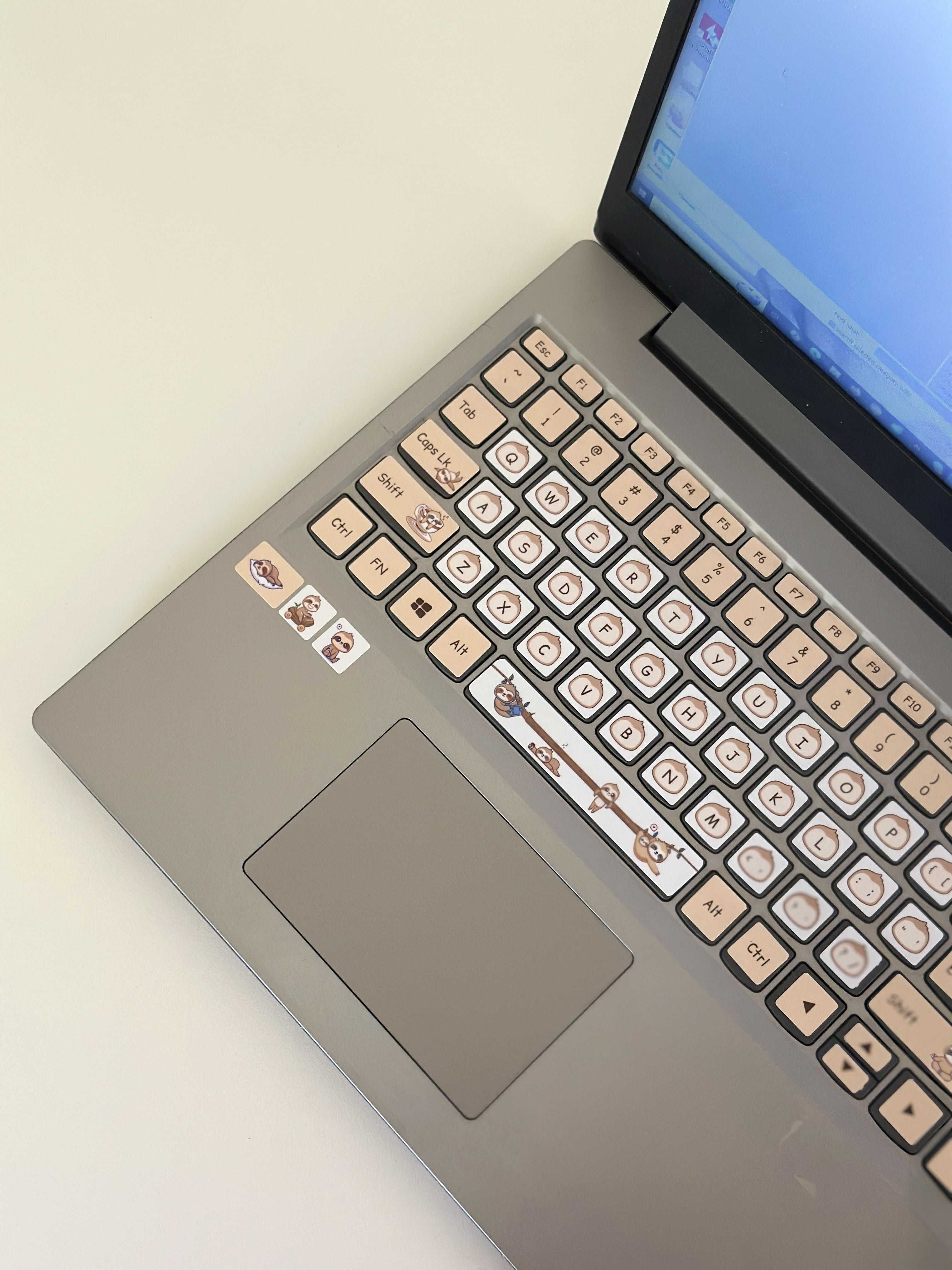 Sloth Laptop Keyboard Sticker