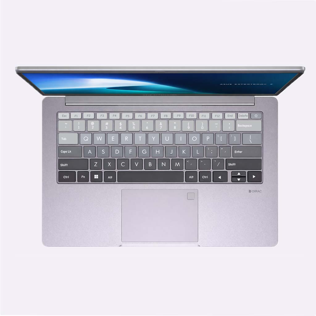 Gray Ombre Laptop Keyboard Sticker