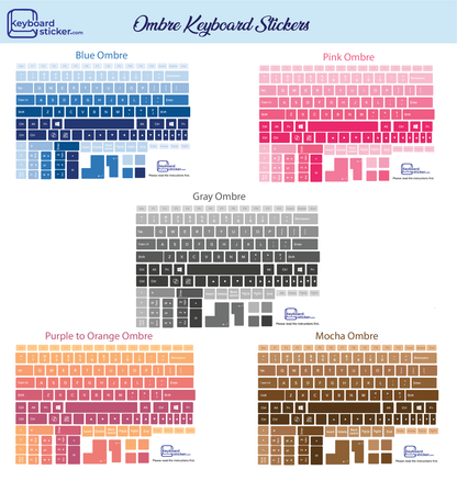 Arabic Keyboard Stickers (Bilingual)