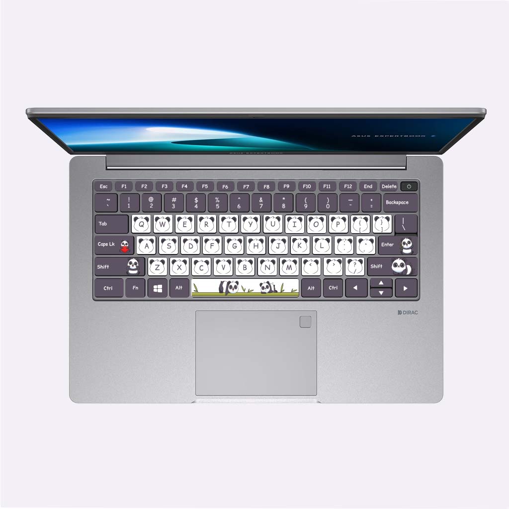 Panda Laptop Keyboard Sticker