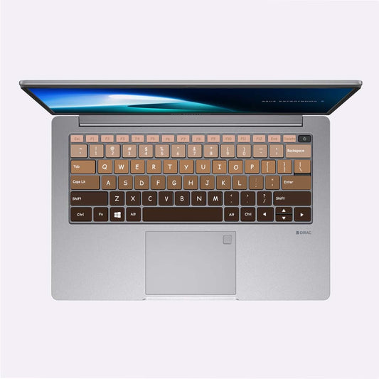 Mocha Ombre Laptop Keyboard Sticker