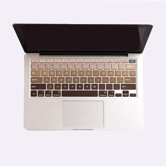 Mocha Ombre MacBook Keyboard Sticker