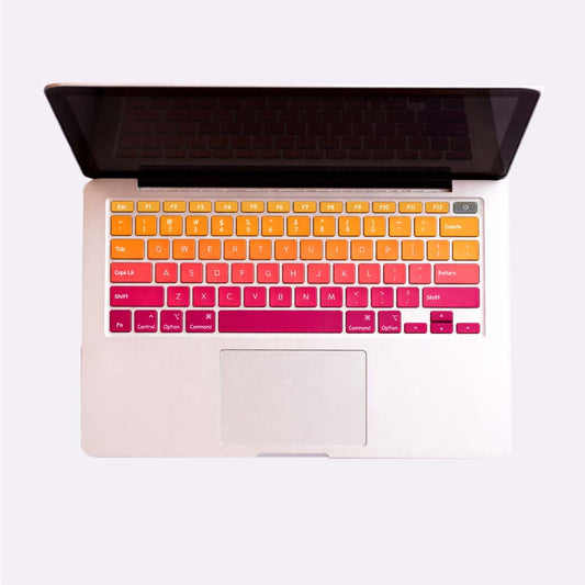 Purple To Orange MacBook Keyboard Sticker